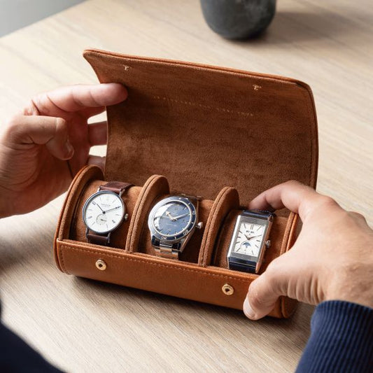 Etui à montre en cuir